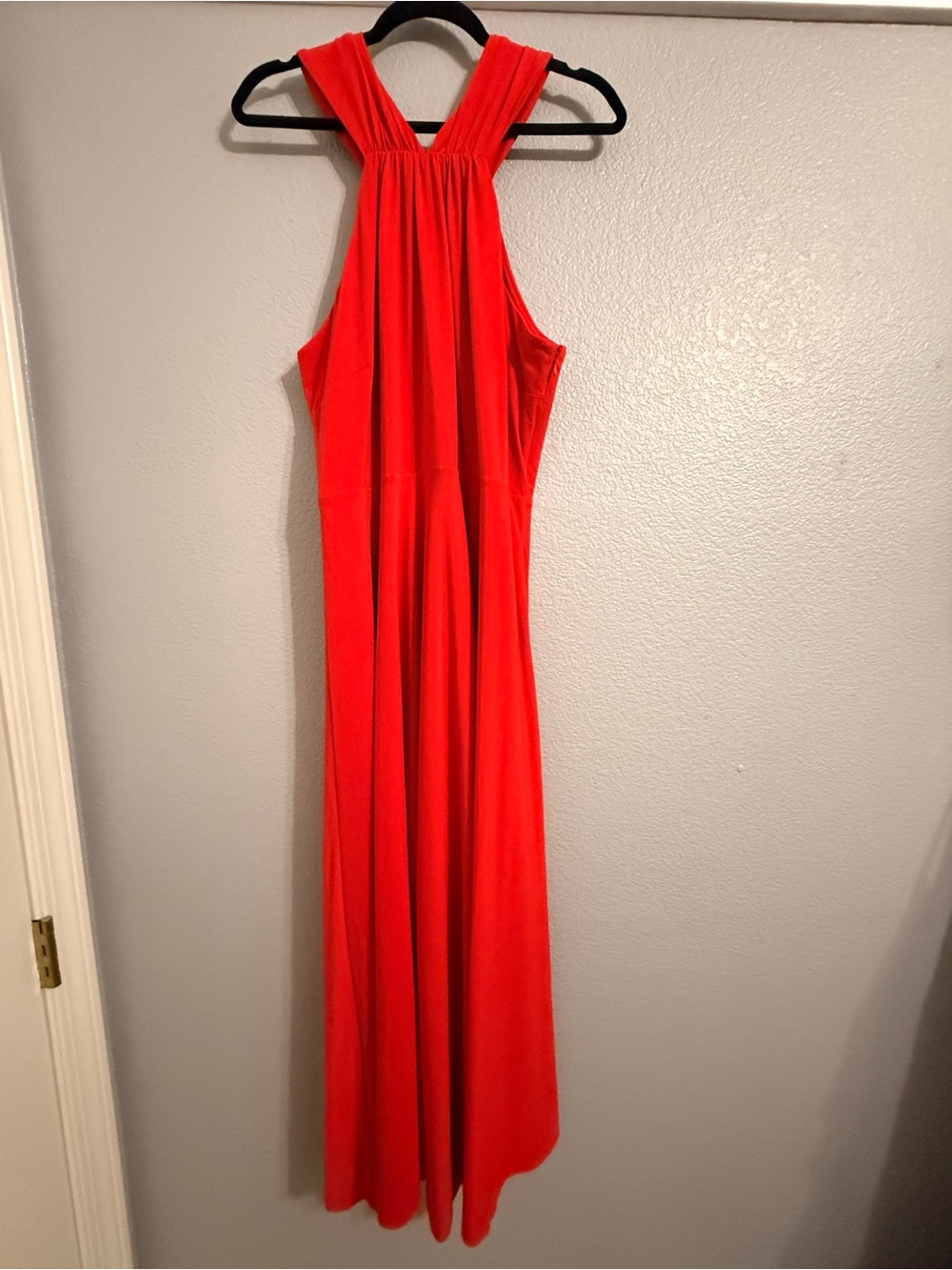 Ann Taylor Red Halter-Neck Dress - Picture 2 of 9